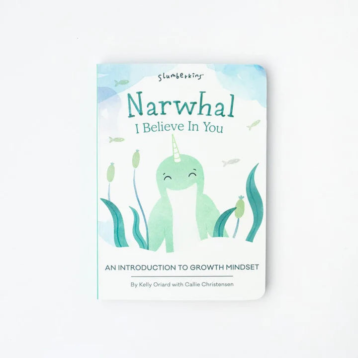 Slumberkins Narwhal Kin - Promotes Growth Mindset | | Slumberkins | Little Acorn to Mighty Oaks