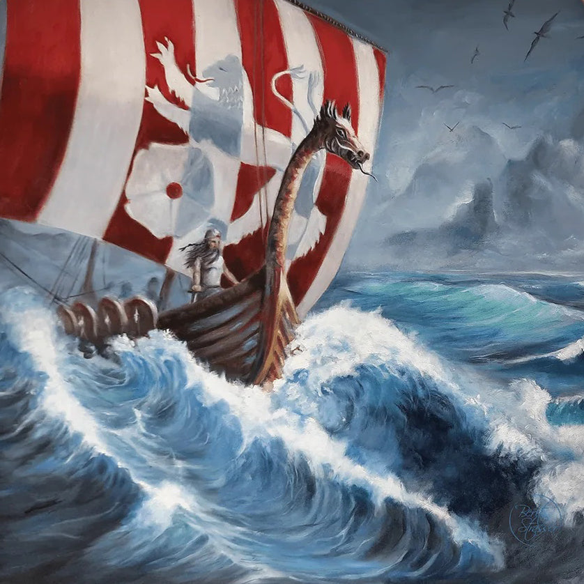 Berit Strasser - Viking Ship Toverlux Silhouette | Toy | Toverlux | Little Acorn to Mighty Oaks