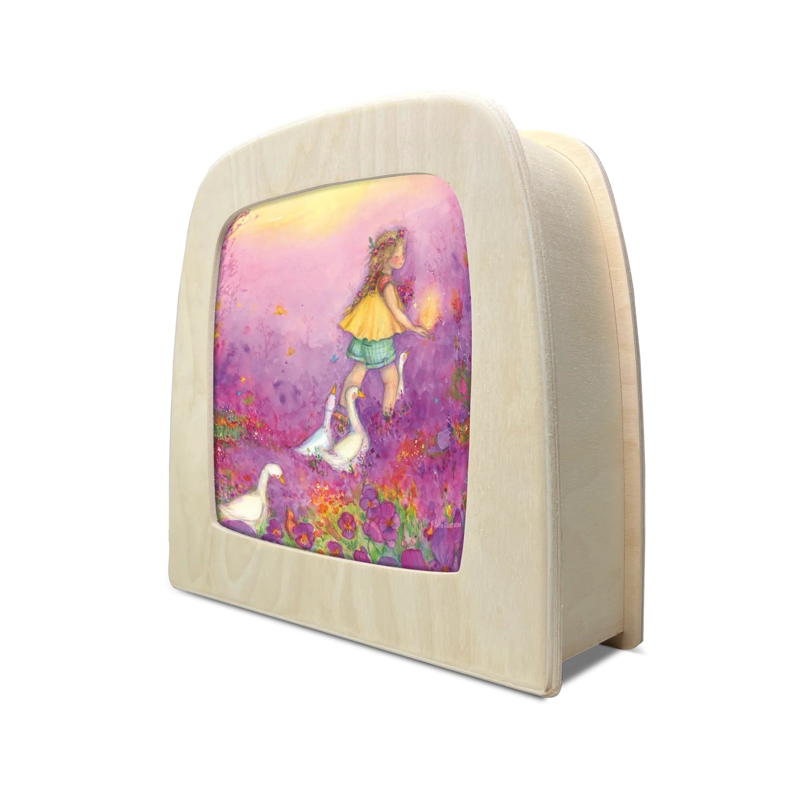 Anne Illustrates - Little Goose Girl Toverlux Silhouette | Toy | Toverlux | Little Acorn to Mighty Oaks