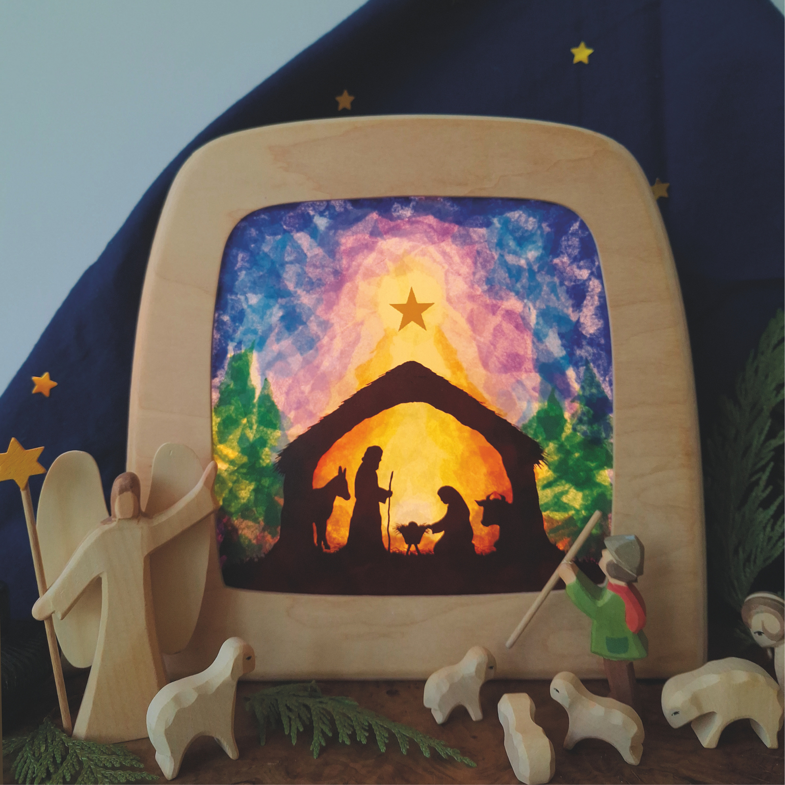 Vogel Geluk - DIY Transparenicy Nativity | Toy | Toverlux | Little Acorn to Mighty Oaks