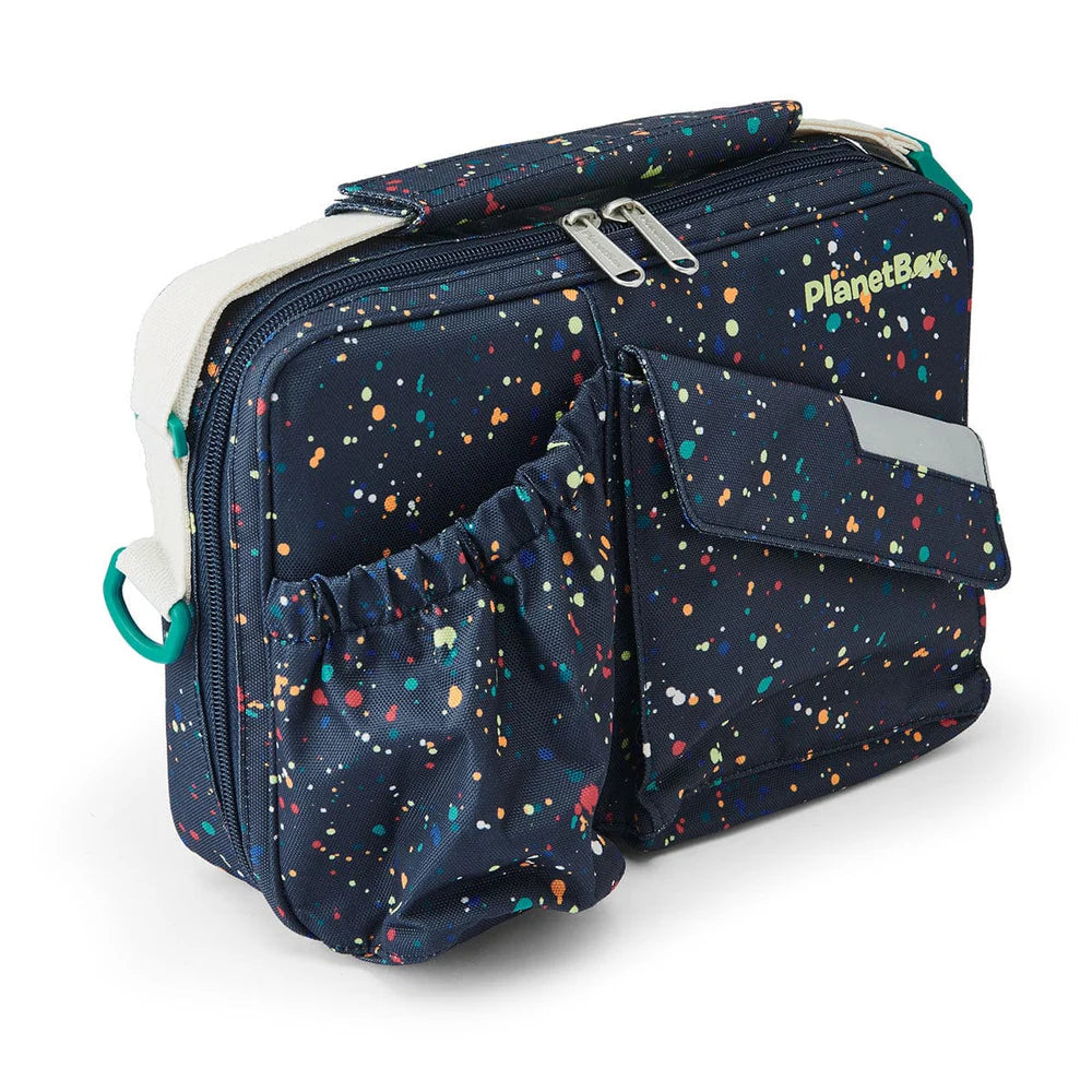 PlanetBox Insulated Lunch Bag - Paint Splatter | | PlanetBox | Little Acorn to Mighty Oaks