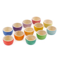 Grapat 12 Bowls in Rainbow Colours | | Grapat | Little Acorn to Mighty Oaks
