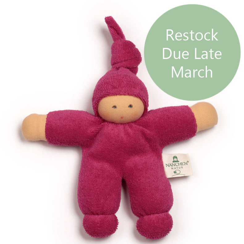Nanchen Organic Waldorf Doll - Pimpel - Berry - 17cm | | Nanchen | Little Acorn to Mighty Oaks