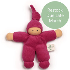 Nanchen Organic Waldorf Doll - Pimpel - Berry - 17cm