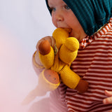Nanchen Organic Waldorf Doll - Pimpel - Golden 17cm | | Nanchen | Little Acorn to Mighty Oaks