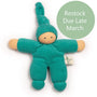 Nanchen Organic Waldorf Doll - Pimpel - Teal - 17cm | | Nanchen | Little Acorn to Mighty Oaks