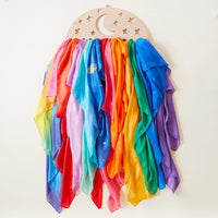 Sarah's Silks - Playsilk Display - Star and Moon - Large