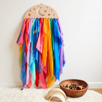 Sarah's Silks - Playsilk Display - Star and Moon - Large