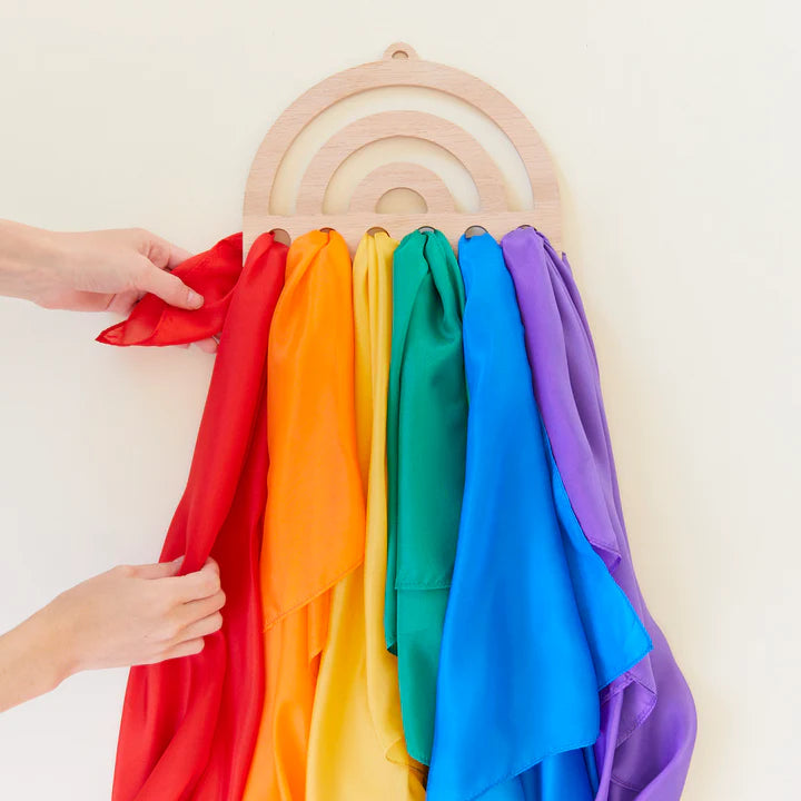 Sarah's Silks - Playsilk Display - Rainbow | | Sarah's Silks | Little Acorn to Mighty Oaks