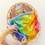 Sarah's Silks Enchanted Rainbow Playsilk – 35 x 35 inch | | Sarah's Silks | Little Acorn to Mighty Oaks