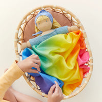 Sarah's Silks Enchanted Rainbow Playsilk – 35 x 35 inch | | Sarah's Silks | Little Acorn to Mighty Oaks