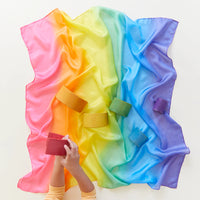 Sarah's Silks Enchanted Rainbow Playsilk – 35 x 35 inch | | Sarah's Silks | Little Acorn to Mighty Oaks