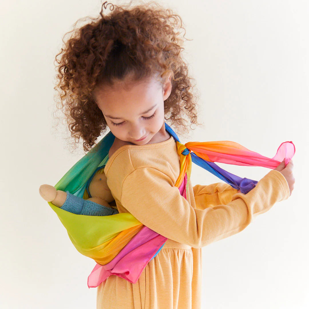 Sarah's Silks Enchanted Rainbow Playsilk – 35 x 35 inch | | Sarah's Silks | Little Acorn to Mighty Oaks