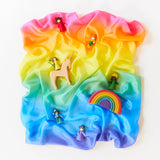 Sarah's Silks Enchanted Rainbow Playsilk – 35 x 35 inch | | Sarah's Silks | Little Acorn to Mighty Oaks