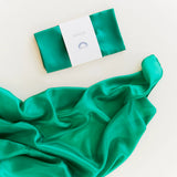Sarah’s Silks Emerald Green Playsilk – 35 x 35 Inch Open-Ended Play Silk | | Sarah's Silks | Little Acorn to Mighty Oaks