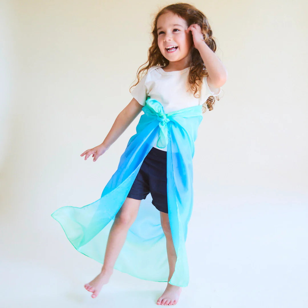 Sarah's Silks - Enchanted Play Silks - Sea 35 x 35 inch | | Sarah's Silks | Little Acorn to Mighty Oaks