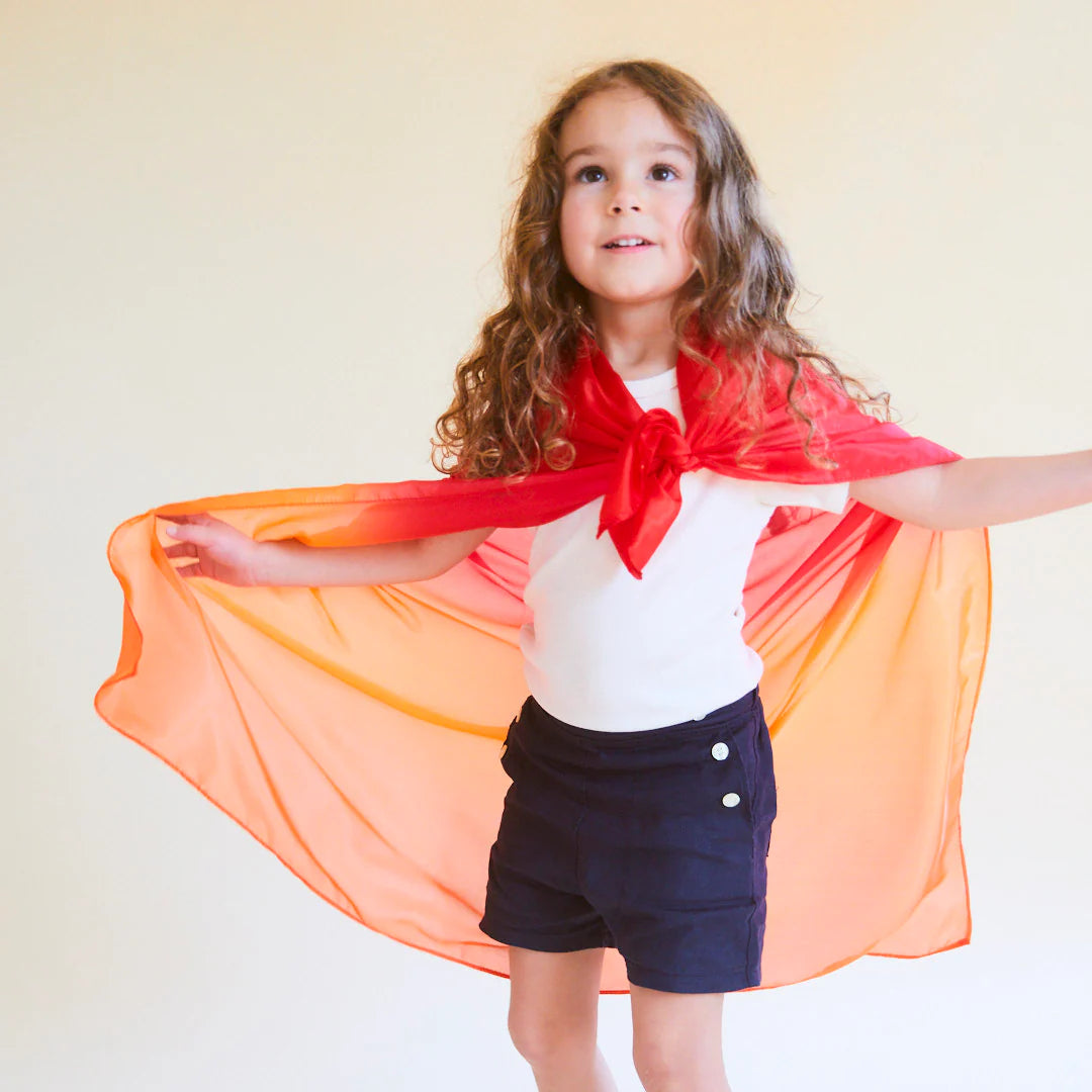 Sarah's Silks Enchanted Fire Playsilk – 35 x 35 inch | | Sarah's Silks | Little Acorn to Mighty Oaks