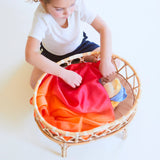 Sarah's Silks Enchanted Fire Playsilk – 35 x 35 inch | | Sarah's Silks | Little Acorn to Mighty Oaks