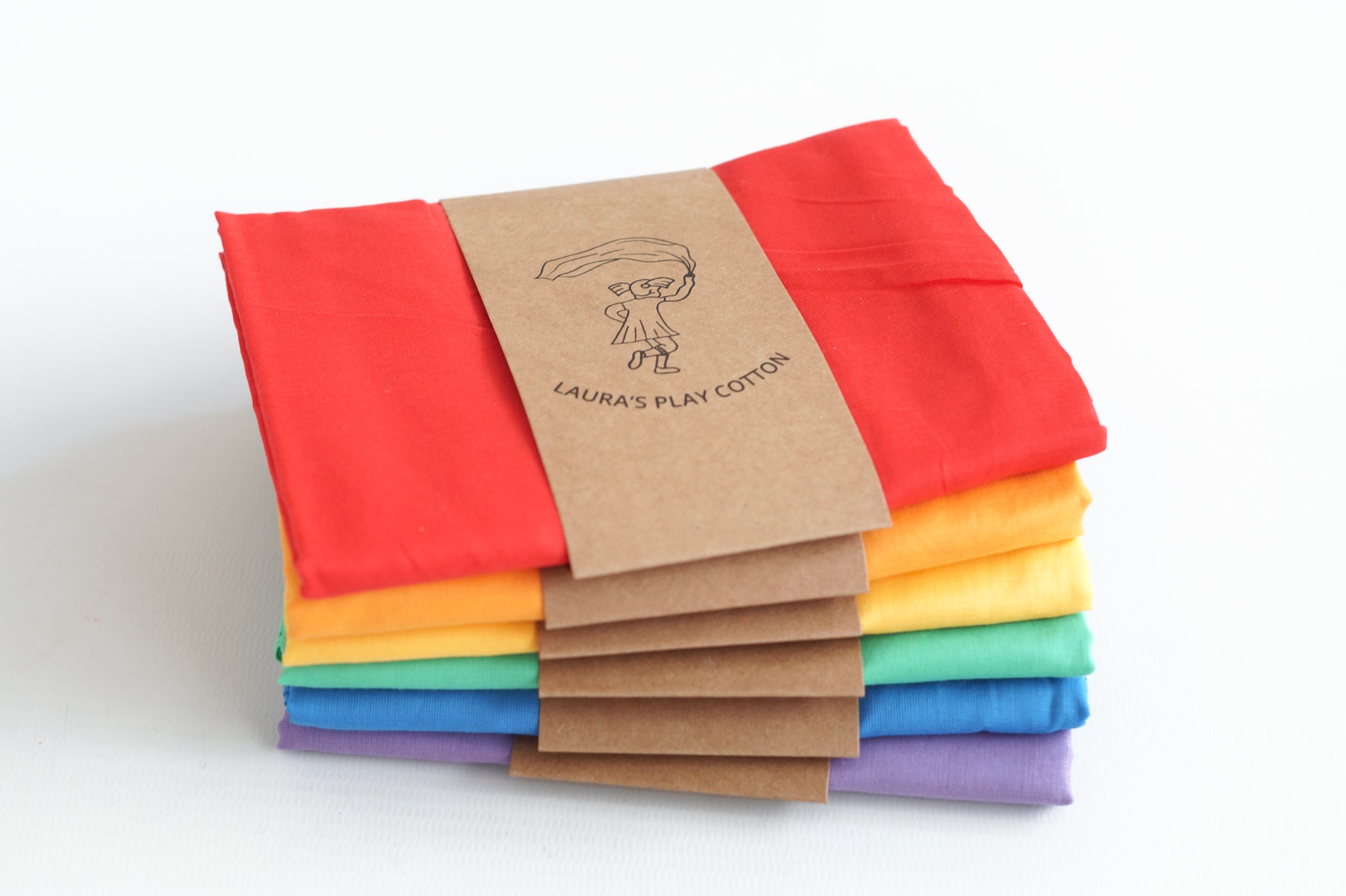 Laura's Play Cotton - Violet - 35 x 35 inches - Organic Cotton | | Laura's Play Cotton | Little Acorn to Mighty Oaks