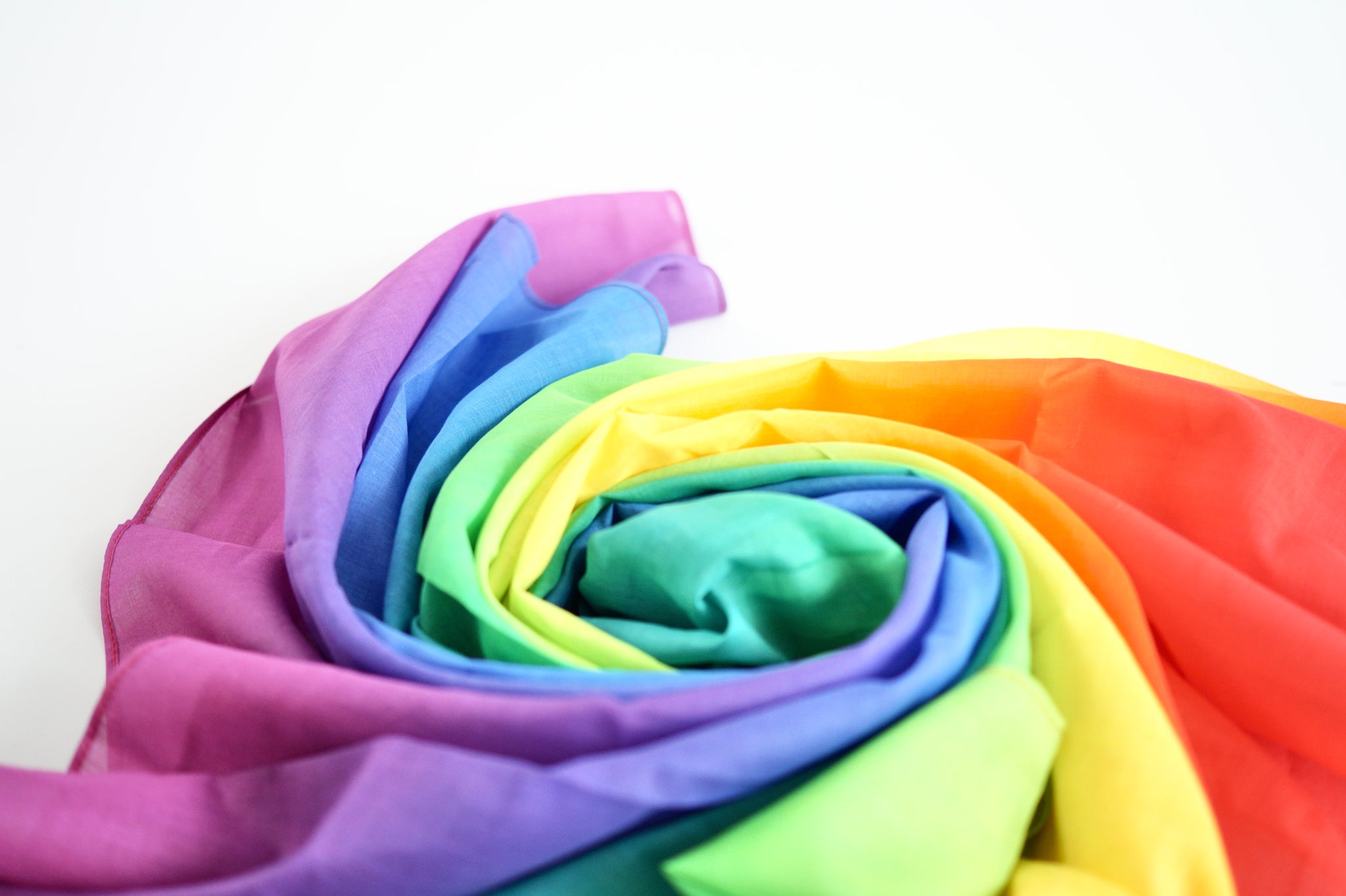 Laura's Play Cotton - Rainbow - 105 x 35 inches - Organic Cotton | | Laura's Play Cotton | Little Acorn to Mighty Oaks