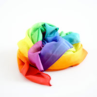 Laura's Play Cotton - Rainbow - 35 x 35 inches - Organic Cotton | | Laura's Play Cotton | Little Acorn to Mighty Oaks