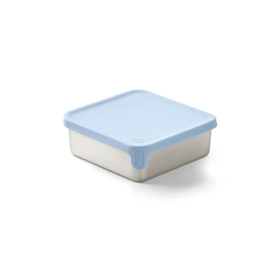PlanetBox Big Stainless Steel Square Dipper 9.3oz - Cloudy Day | | PlanetBox | Little Acorn to Mighty Oaks