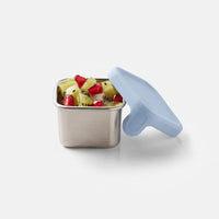 PlanetBox Stainless Steel Little Square Dipper 1.75oz - Cloudy Day | | PlanetBox | Little Acorn to Mighty Oaks