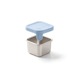 PlanetBox Stainless Steel Little Square Dipper 1.75oz - Cloudy Day