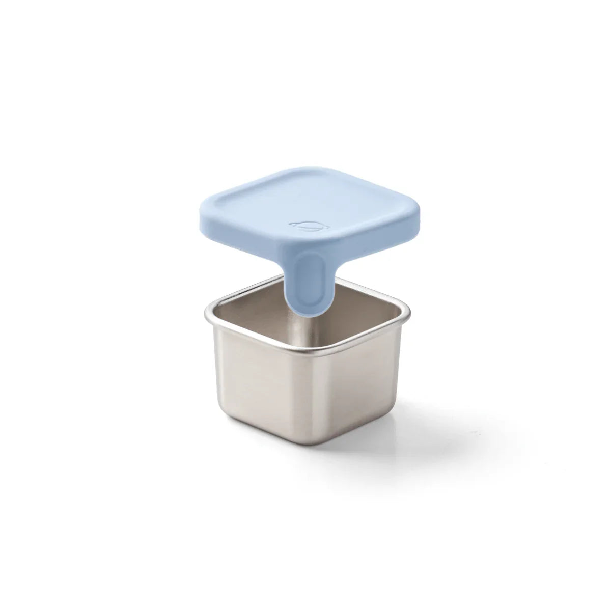 PlanetBox Stainless Steel Little Square Dipper 1.75oz - Cloudy Day