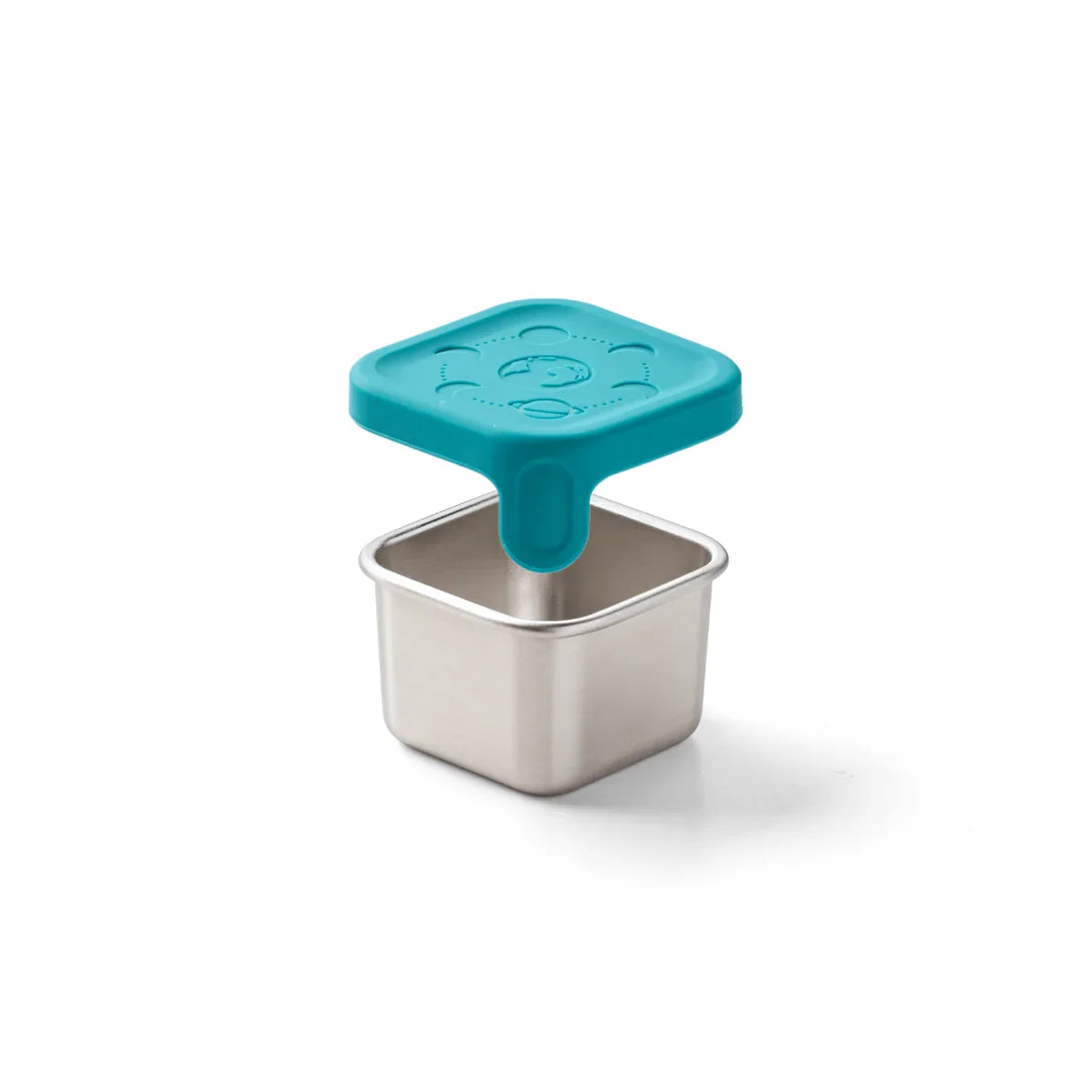 PlanetBox Stainless Steel Little Square Dipper 1.75oz - Galactic