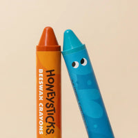 Honeysticks Beeswax Crayons - Super Jumbos 6 Pack – Stage 2 Crayons | | Honeysticks | Little Acorn to Mighty Oaks