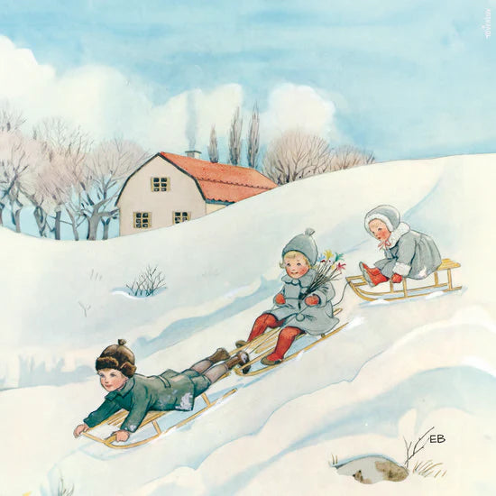 Elsa Beskow - Around the Year - February Toverlux Silhouette | Toy | Toverlux | Little Acorn to Mighty Oaks