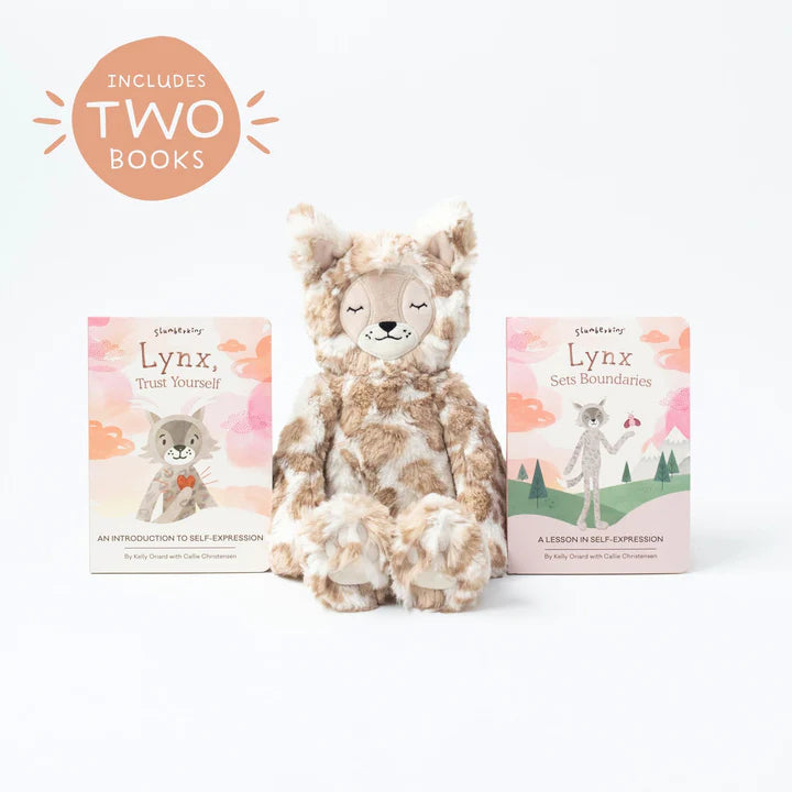 Slumberkins Lynx Kin - Promotes Self-Expression | | Slumberkins | Little Acorn to Mighty Oaks