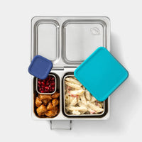 PlanetBox Big Square Stainless Steel Dipper 12.3oz - Cloudy Day | | PlanetBox | Little Acorn to Mighty Oaks