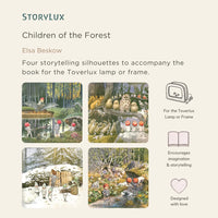 StoryLux - Children of the Forest - 4 Toverlux Silhouettes | Toy | Toverlux | Little Acorn to Mighty Oaks