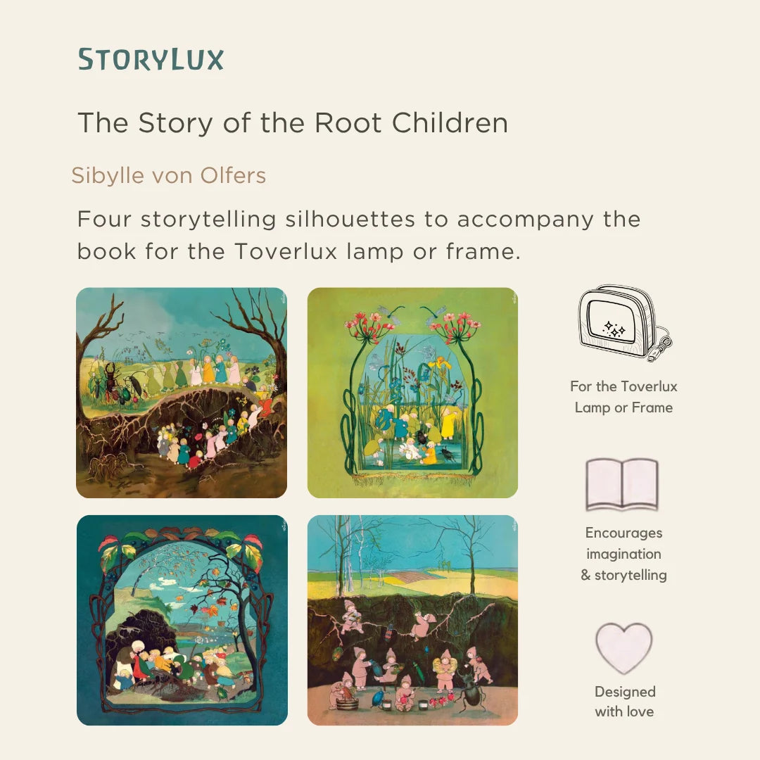 StoryLux - The Story of the Root Children - Curated Version 4 Toverlux Silhouettes | Toy | Toverlux | Little Acorn to Mighty Oaks
