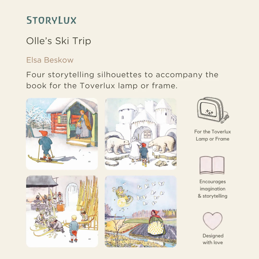 StoryLux - Ollie's Ski Trip - 4 ToverluxSilhouettes | Toy | Toverlux | Little Acorn to Mighty Oaks