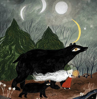 Tijana Draws - Black Bears Toverlux Silhouette | Toy | Toverlux | Little Acorn to Mighty Oaks