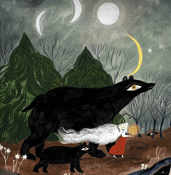 Tijana Draws - Black Bears Toverlux Silhouette | Toy | Toverlux | Little Acorn to Mighty Oaks