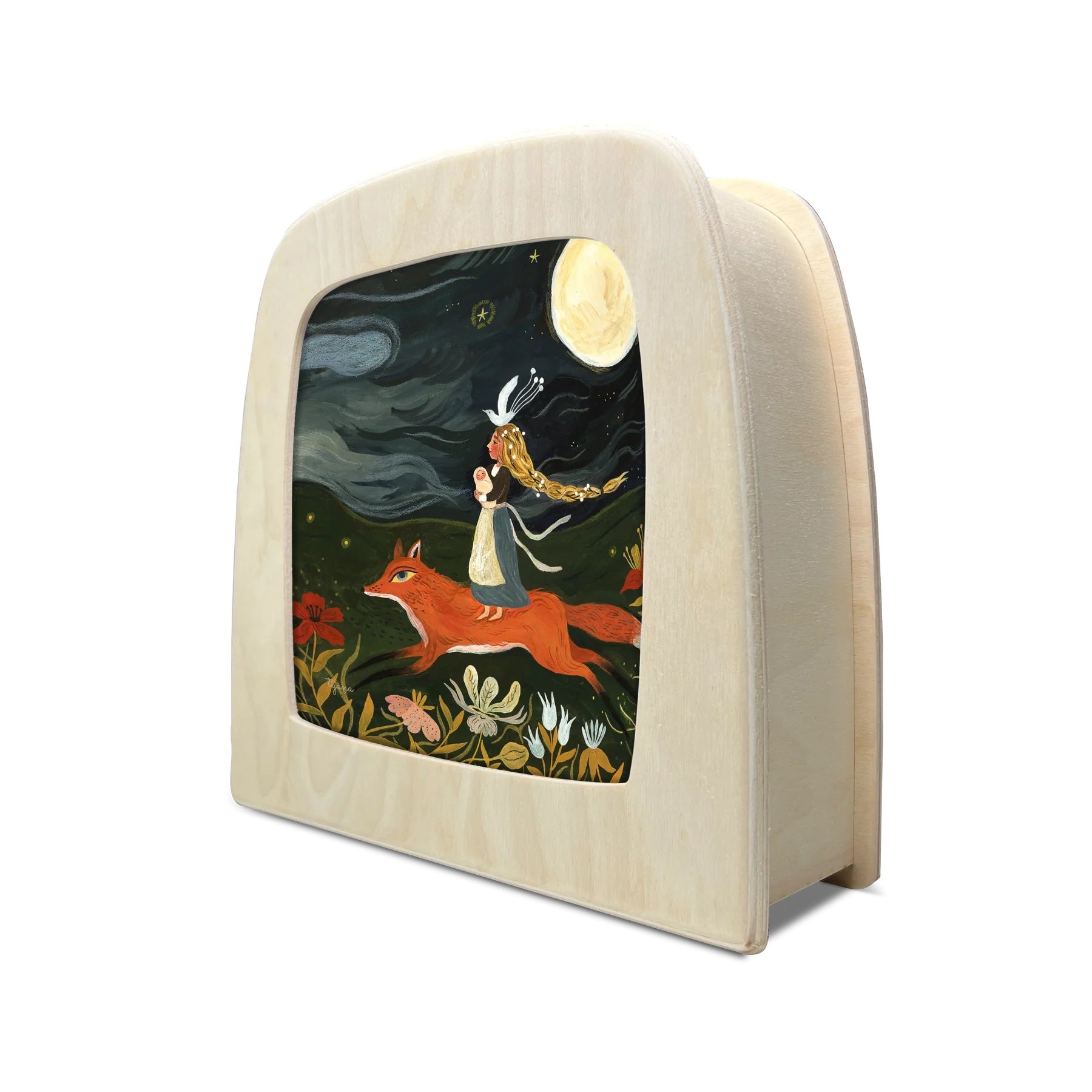 Tijana Draws - Fox Mother Toverlux Silhouette | Toy | Toverlux | Little Acorn to Mighty Oaks