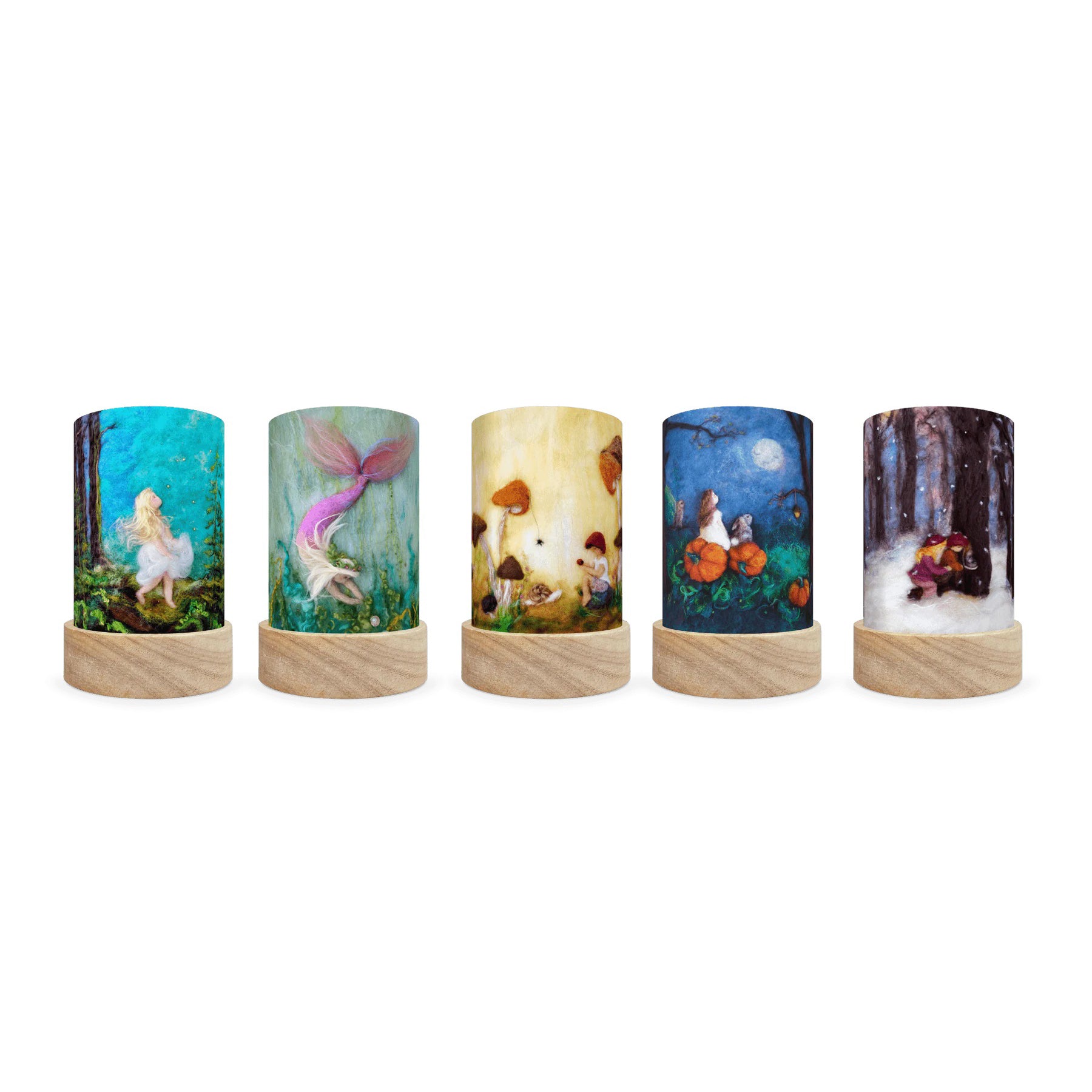 Toverlux Lantern Shades - Het Wol Feetje Seasons - Pack of 5 | Toy | Toverlux | Little Acorn to Mighty Oaks