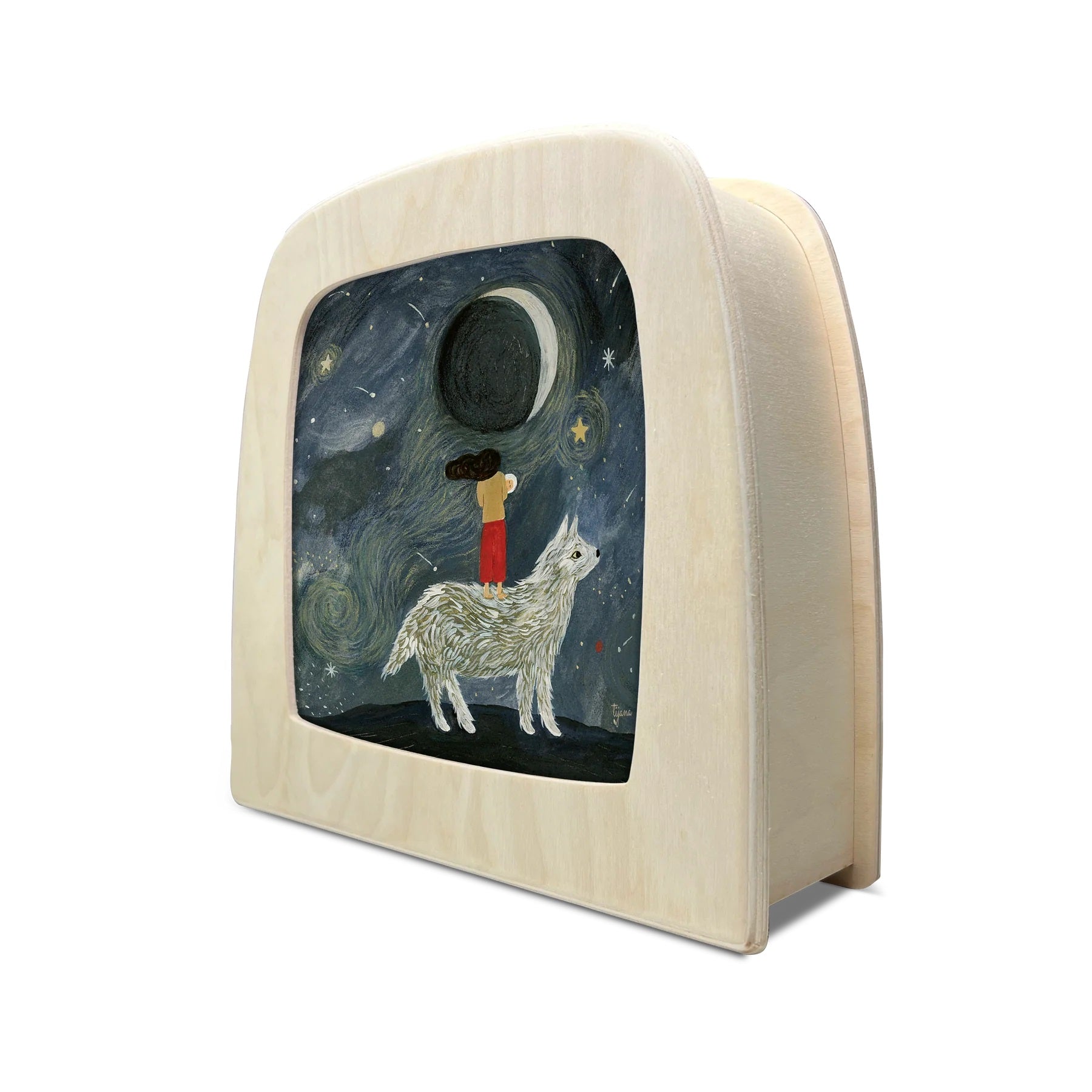 Tijana Draws - Wolf Mother Toverlux Silhouette | Toy | Toverlux | Little Acorn to Mighty Oaks