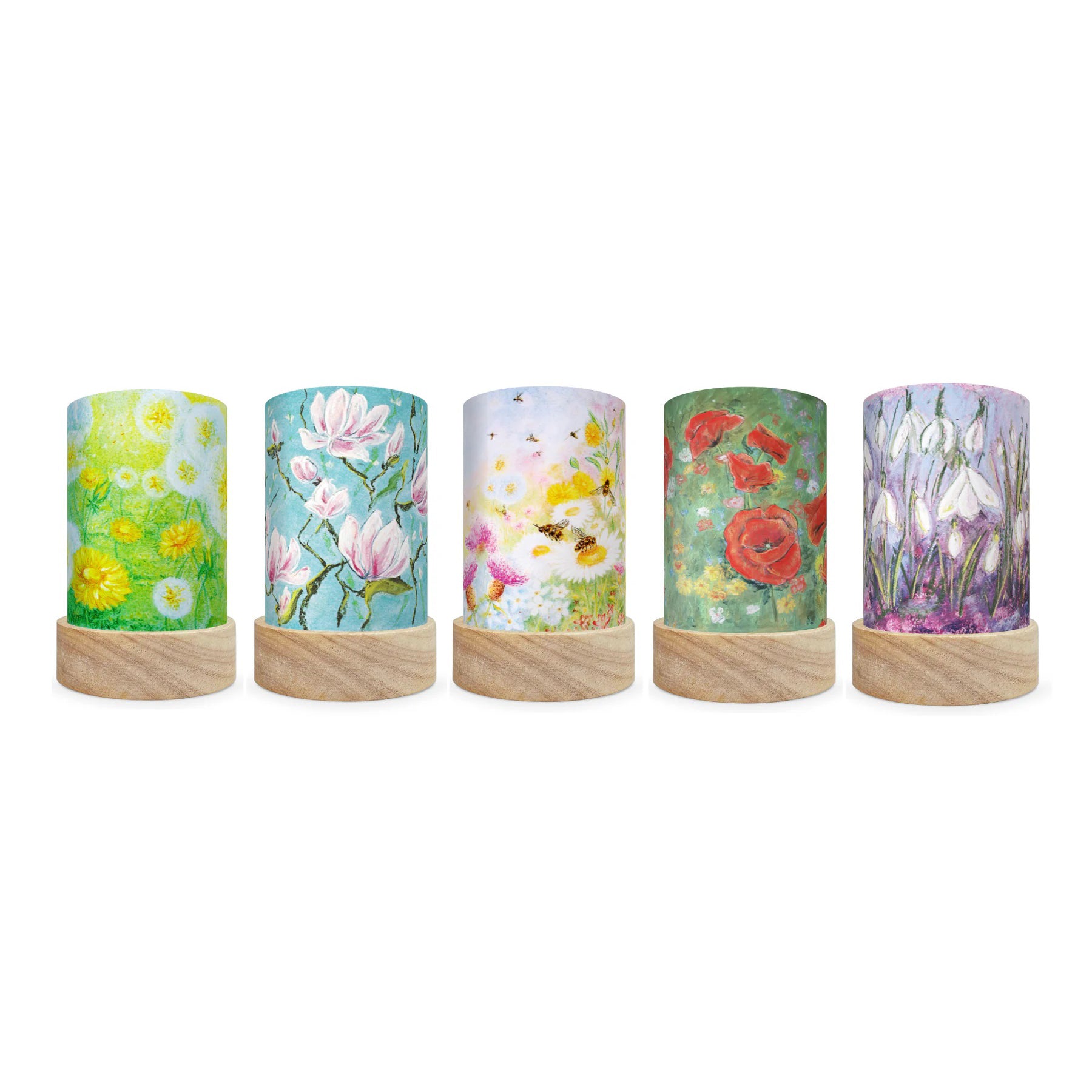 Toverlux Lantern Shades - Kapitein Kalk - Flowers - Pack of 5 | Toy | Toverlux | Little Acorn to Mighty Oaks