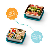 Planetbox Trailblazer Sandwich Box - Lagoon Terrazzo | | PlanetBox | Little Acorn to Mighty Oaks