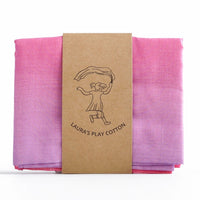 Laura's Play Cotton - Unicorn Gradient - 35 x 35 inches - Organic Cotton | | Laura's Play Cotton | Little Acorn to Mighty Oaks