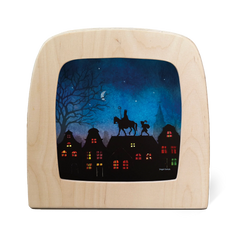 Vogel Geluk - Saint Nicholas Silhouette