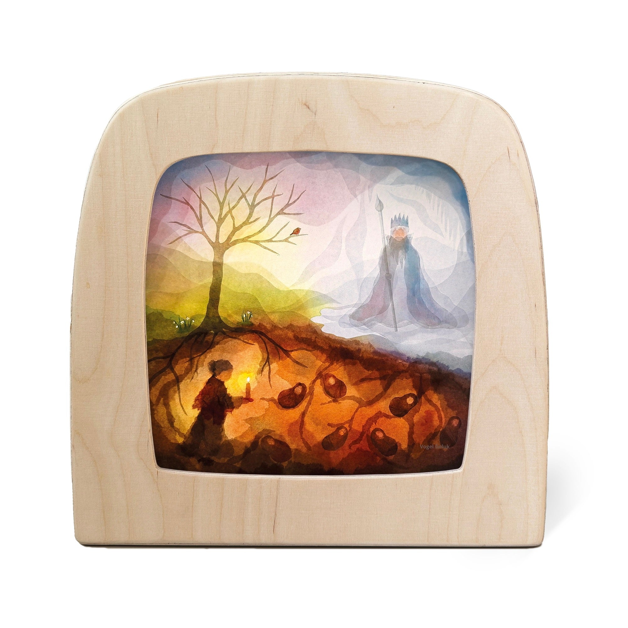 Vogel Geluk - Gaia and the King Toverlux Silhouette | Toy | Toverlux | Little Acorn to Mighty Oaks