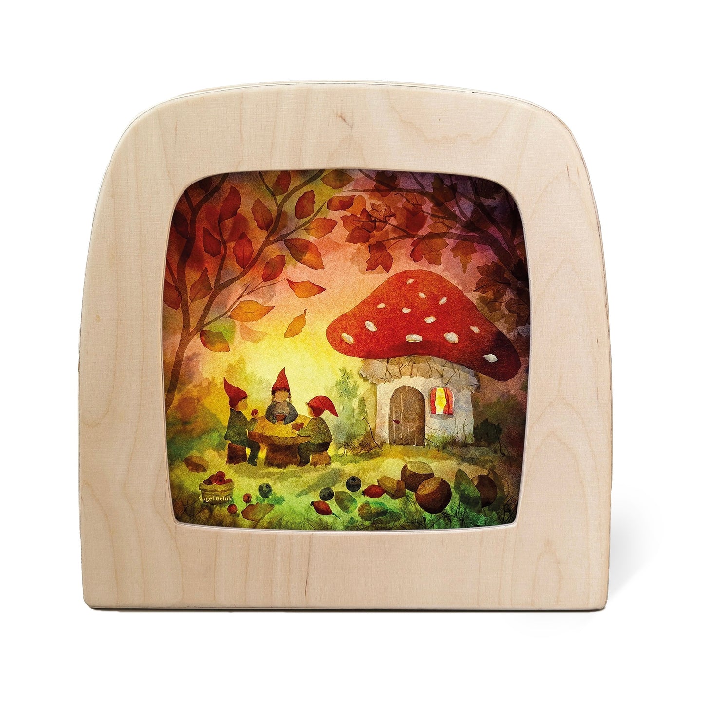 Vogel Geluk - Gnome Picnic Toverlux Silhouette | Toy | Toverlux | Little Acorn to Mighty Oaks