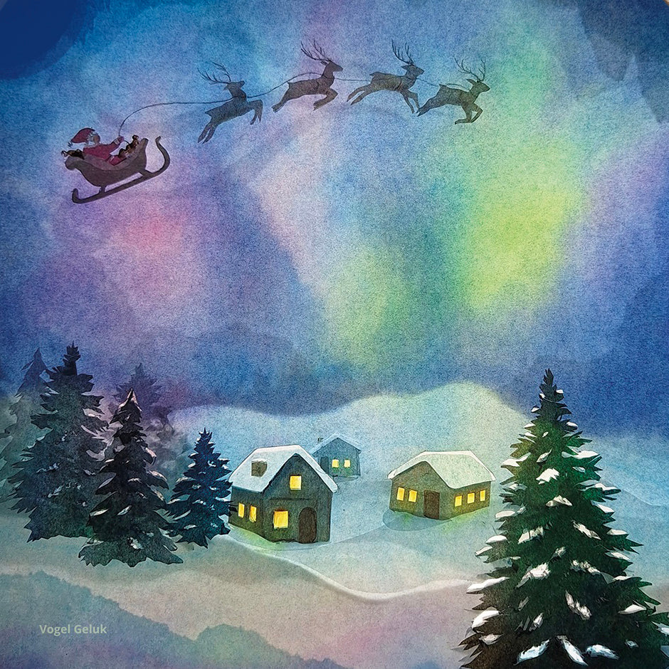 Vogel Geluk - Aurora Sleigh Ride Toverlux Silhouette | Toy | Toverlux | Little Acorn to Mighty Oaks
