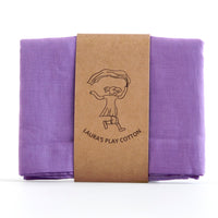Laura's Play Cotton - Violet - 35 x 35 inches - Organic Cotton | | Laura's Play Cotton | Little Acorn to Mighty Oaks